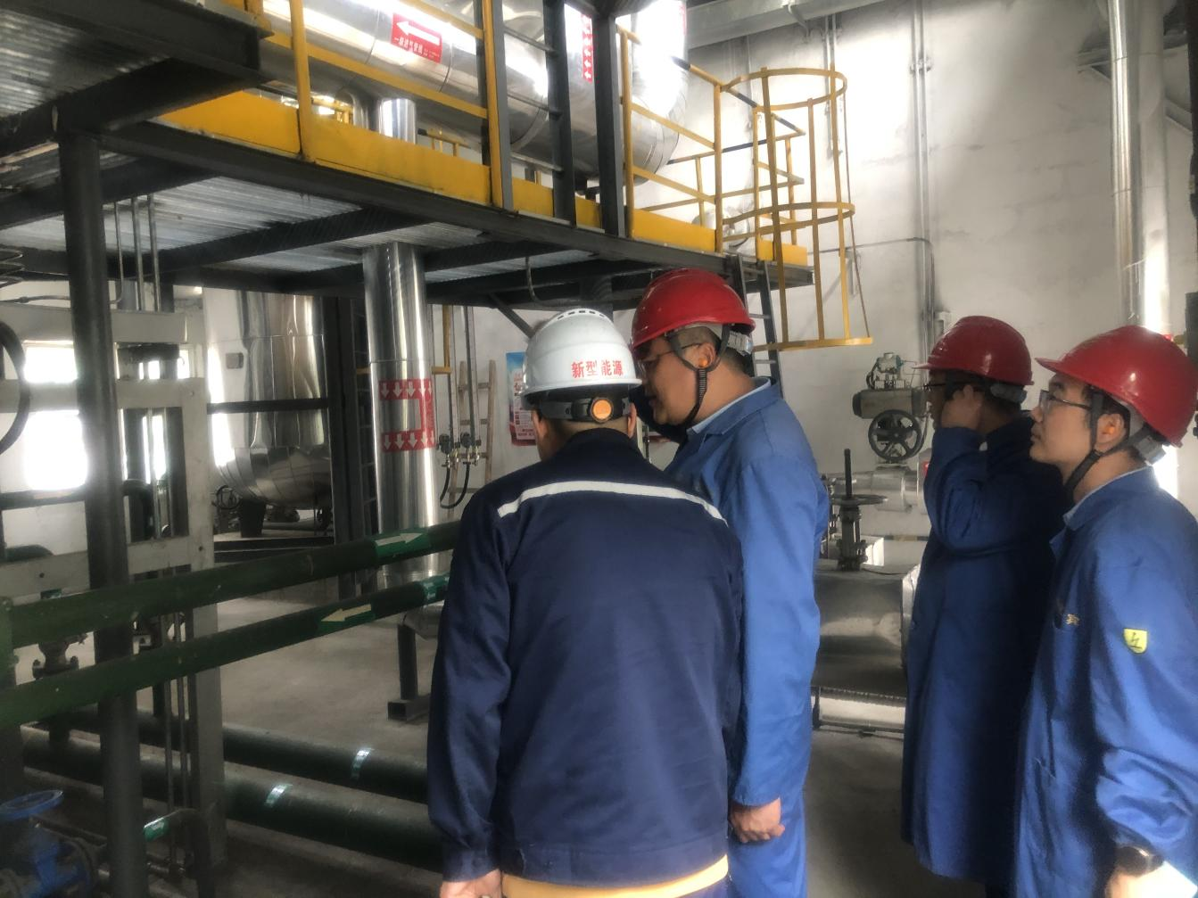 劉新成帶隊(duì)赴中泰公司、灃京公司調(diào)研指導(dǎo)